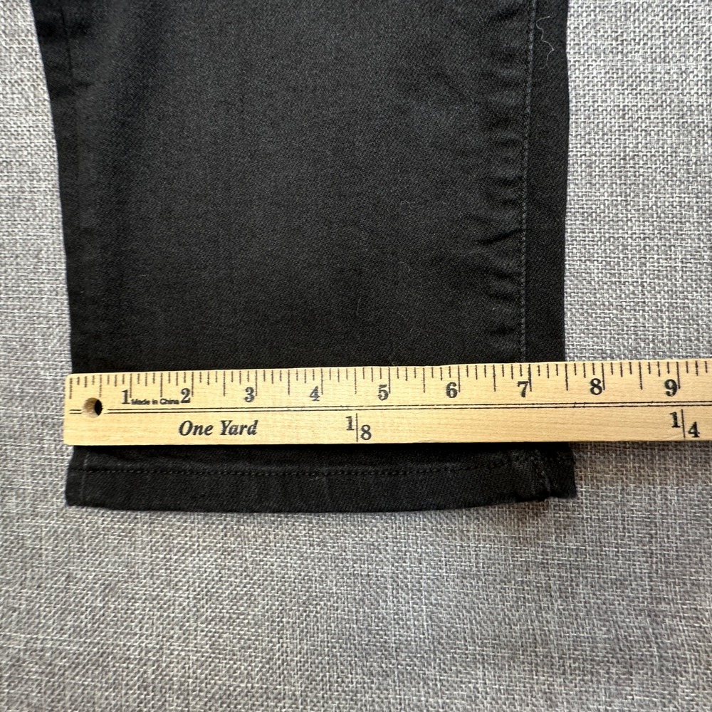 Lucky Brand 410 Athletic Straight Jeans Men 34x34 (Fits as 34x33) Black Stretch - Picture 10 of 13